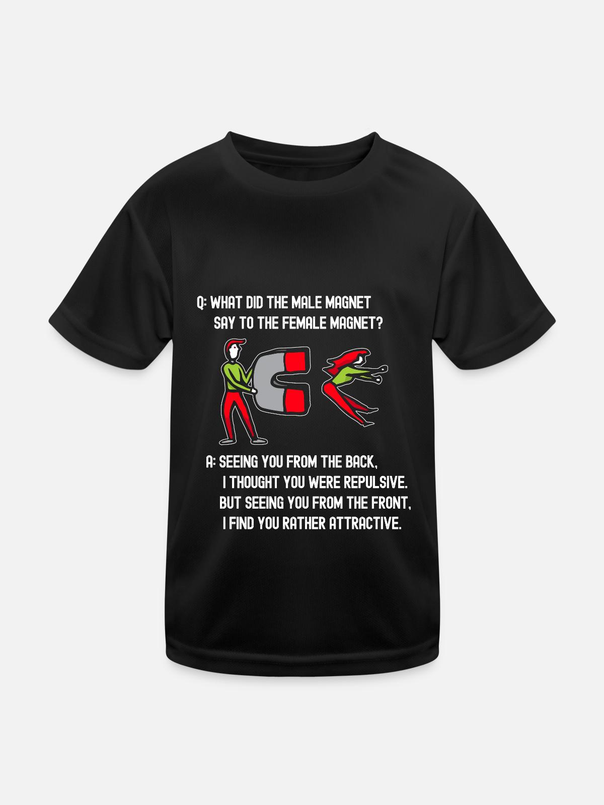 Physics Physicist - Kids Functional T-Shirt - black - Front