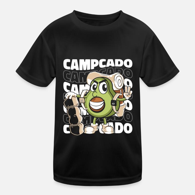 Camping Camping Campsite Camping Kids Functional T-Shirt