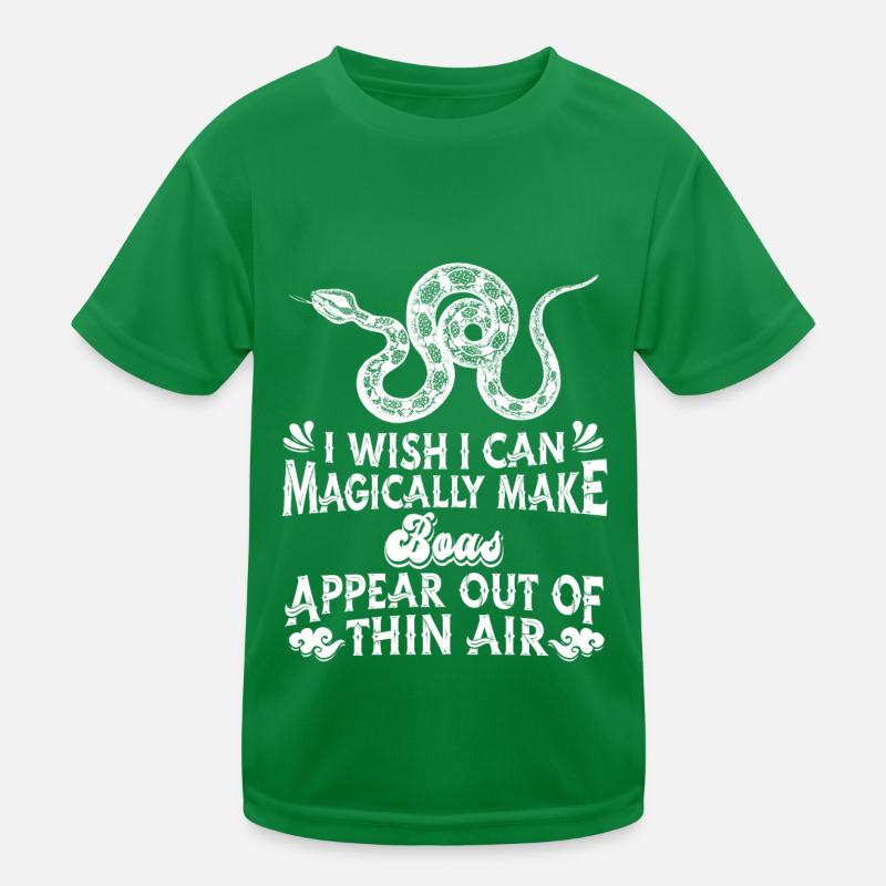 Boa Constrictor Snake Kids Functional T-Shirt