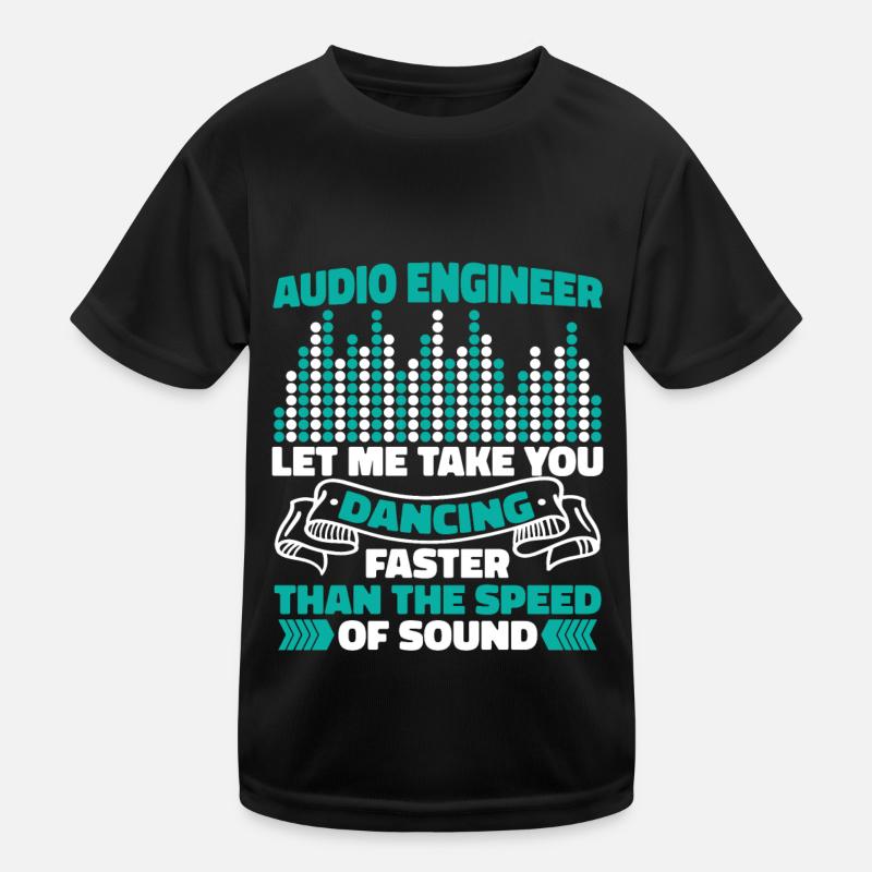 Tontechniker Sound Audio Engineer Kids Functional T-Shirt