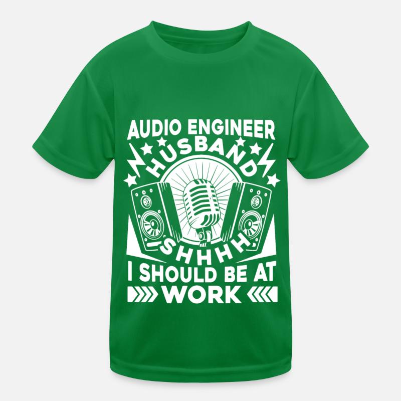 Tontechniker Sound Audio Engineer Kinder Funktions-T-Shirt