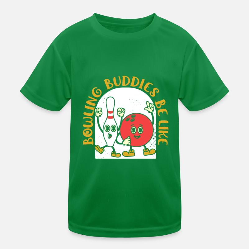 Bowling Kinder Funktions-T-Shirt