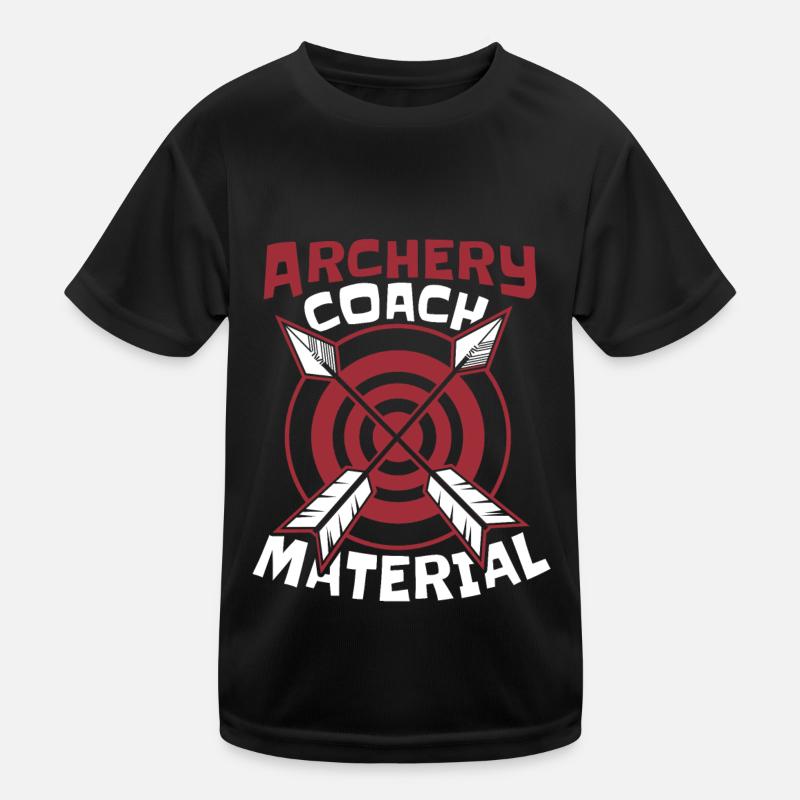 Bogenschütze Bogensport Pfeil Bogen Bogenschießen Kinder Funktions-T-Shirt