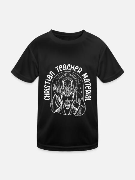 Teacher of Religion Religious Education - Kids Functional T-Shirt - black - Front