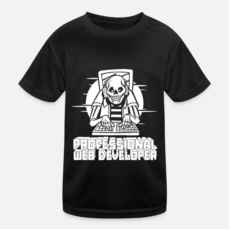 Web Entwickler Webdeveloper Web-Entwickler Kinder Funktions-T-Shirt