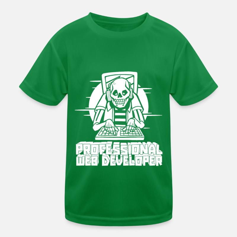 Web Entwickler Webdeveloper Web-Entwickler Kinder Funktions-T-Shirt