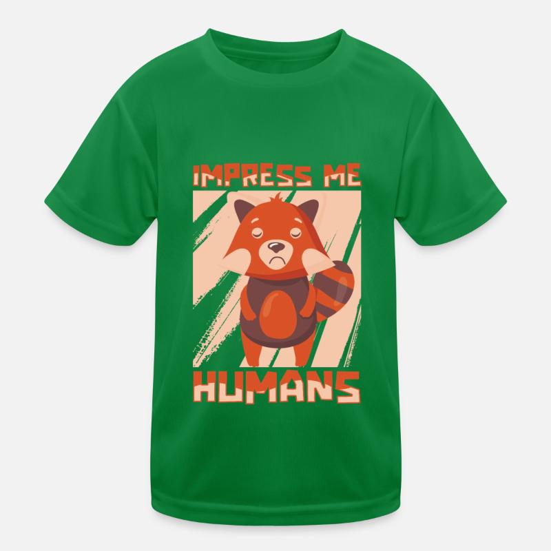 Red panda Kids Functional T-Shirt