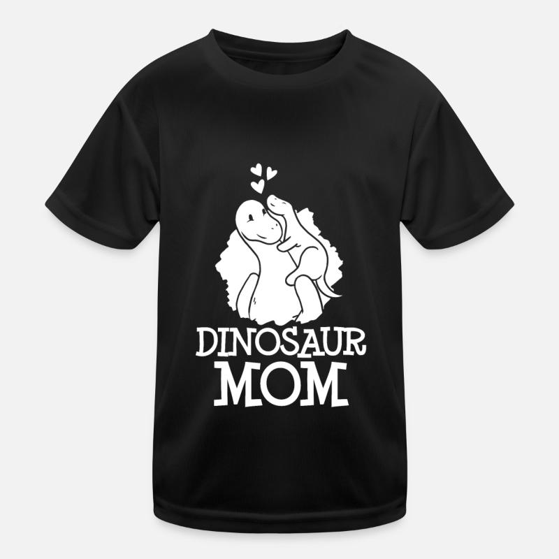 Maman dinosaure dinosaure T-shirt sport Enfant