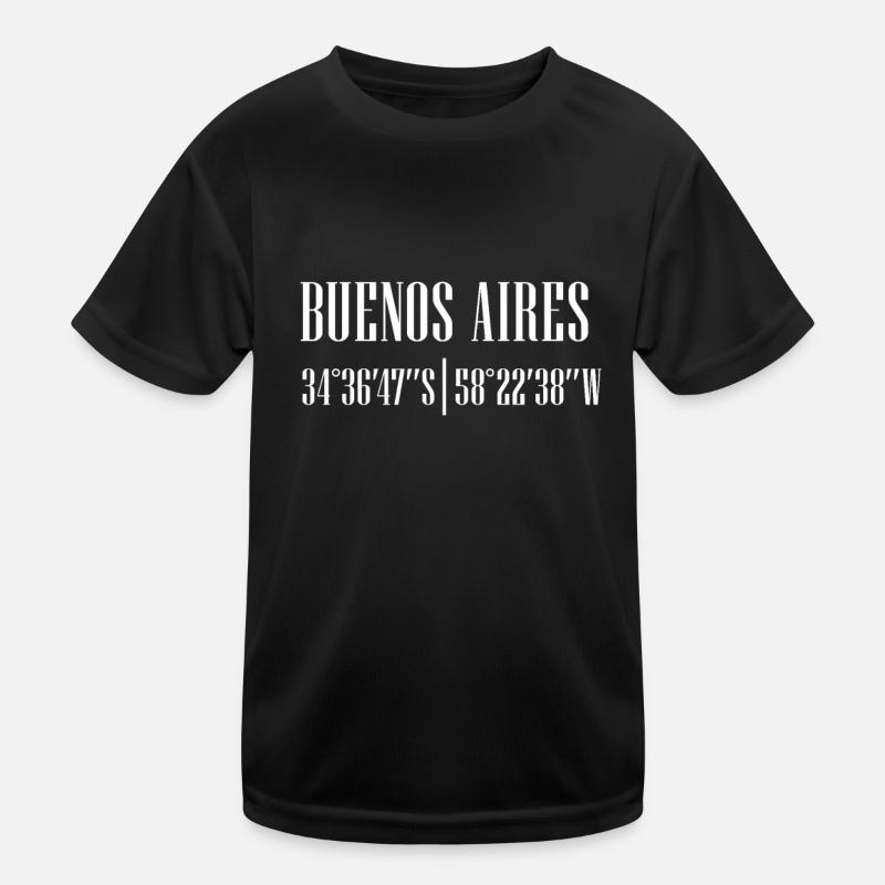 Coordonnées de la ville T-shirt sport Enfant