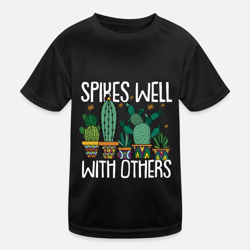 Cactus Garden Cactus Kids Functional T-Shirt