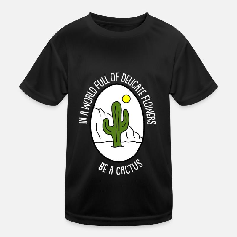 Cactus Garden Cactus Kids Functional T-Shirt