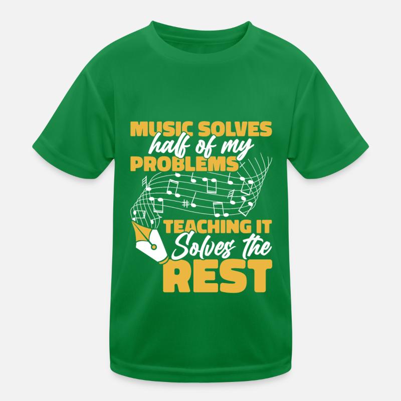 Notes du professeur de musique T-shirt sport Enfant
