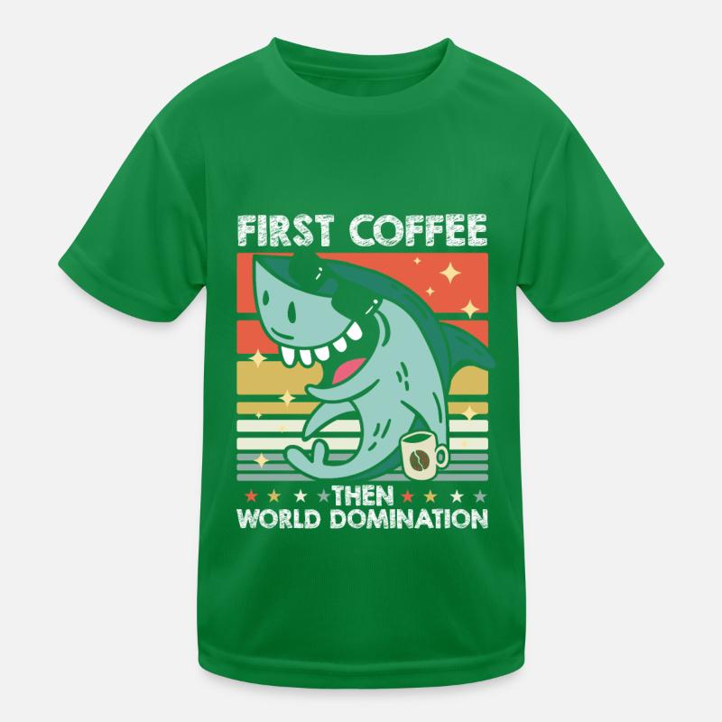 Shark Sunglasses Café T-shirt sport Enfant