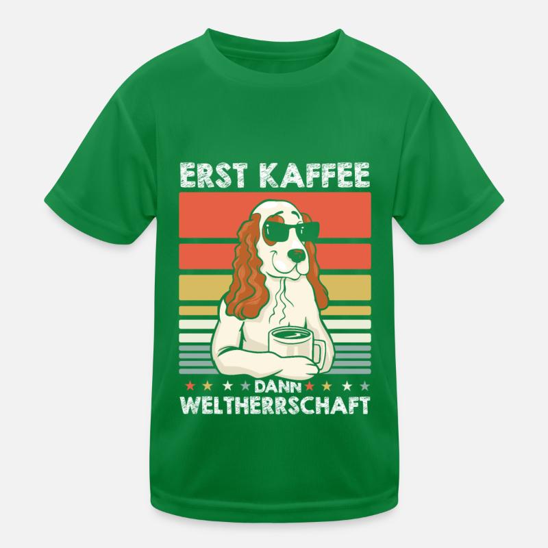 Lunettes de soleil Cocker Spaniel Coffee T-shirt sport Enfant
