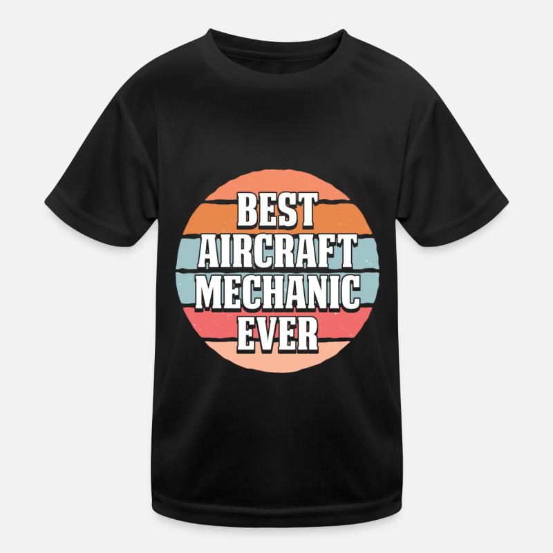 Mécanicien d’aéronefs T-shirt sport Enfant