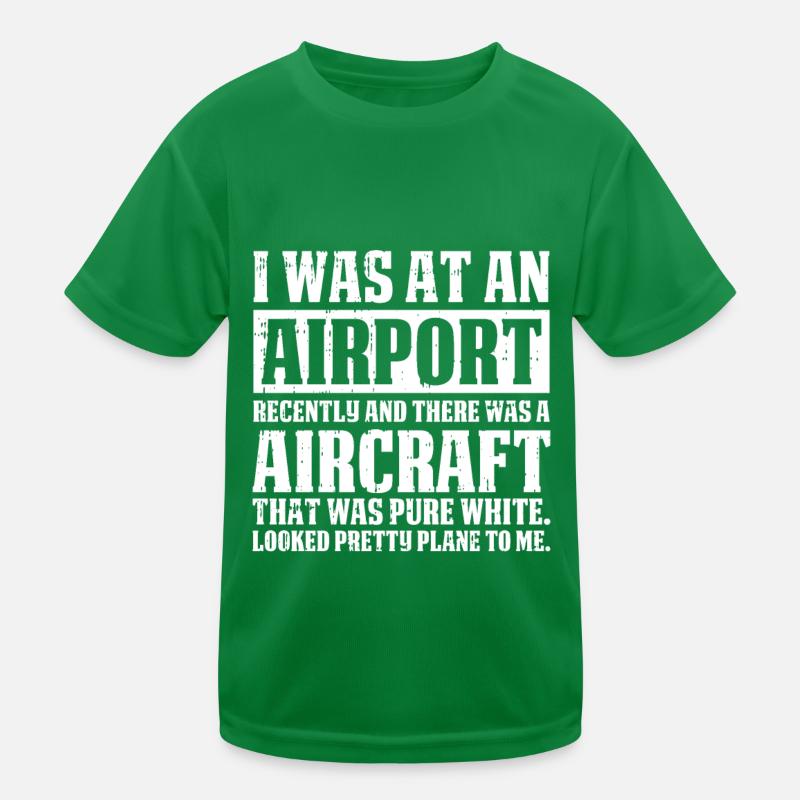 Airplane mechanic funny Kids Functional T-Shirt