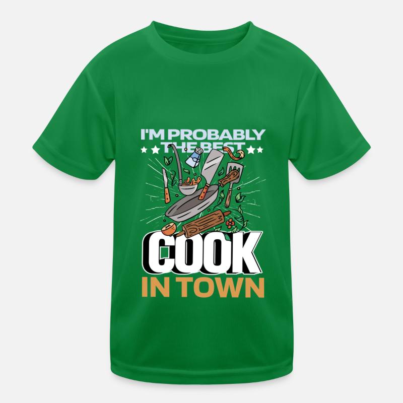 Cook Cooking Utensils Kids Functional T-Shirt