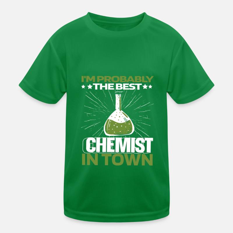Chimiste Chimie Drôle T-shirt sport Enfant