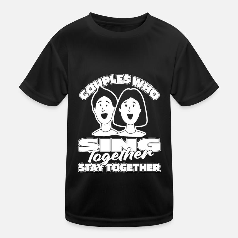 Chorleiter Paar Kinder Funktions-T-Shirt