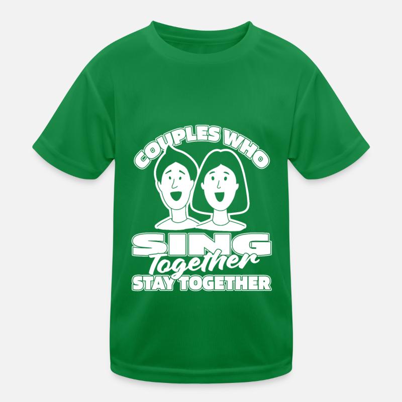 Chorleiter Paar Kinder Funktions-T-Shirt