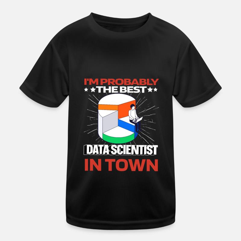 Data Science Data Analyst Lustig Kids Functional T-Shirt