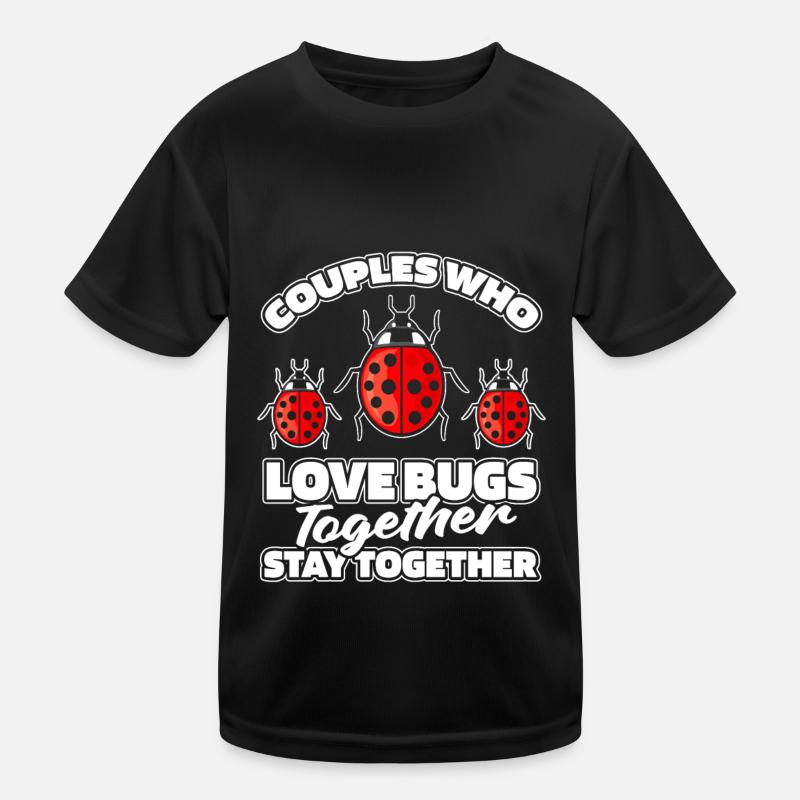 Entomology Entomologist Insect Couple Kids Functional T-Shirt