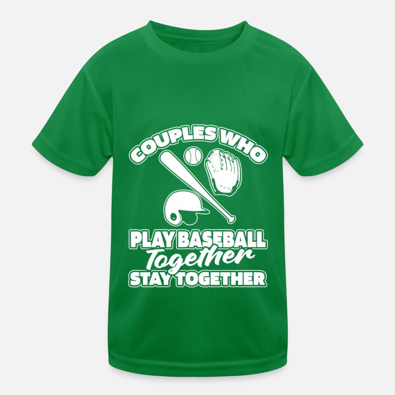 Baseball Couple T-shirt sport Enfant