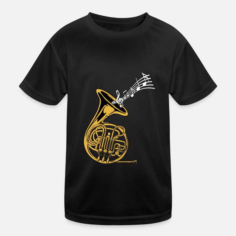 Fanfare Train Tuba Partitions musicales T-shirt sport Enfant