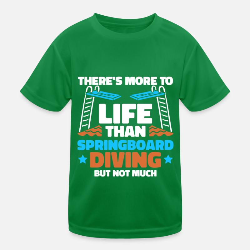 Dykker Sarkastisk Funktionsshirt til børn