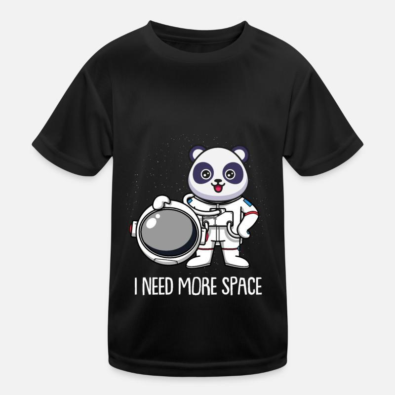 Panda géant Panda Ours Astronaute T-shirt sport Enfant