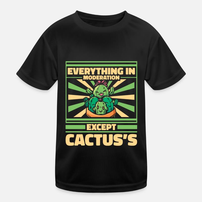 Kaktus Garten Kinder Funktions-T-Shirt
