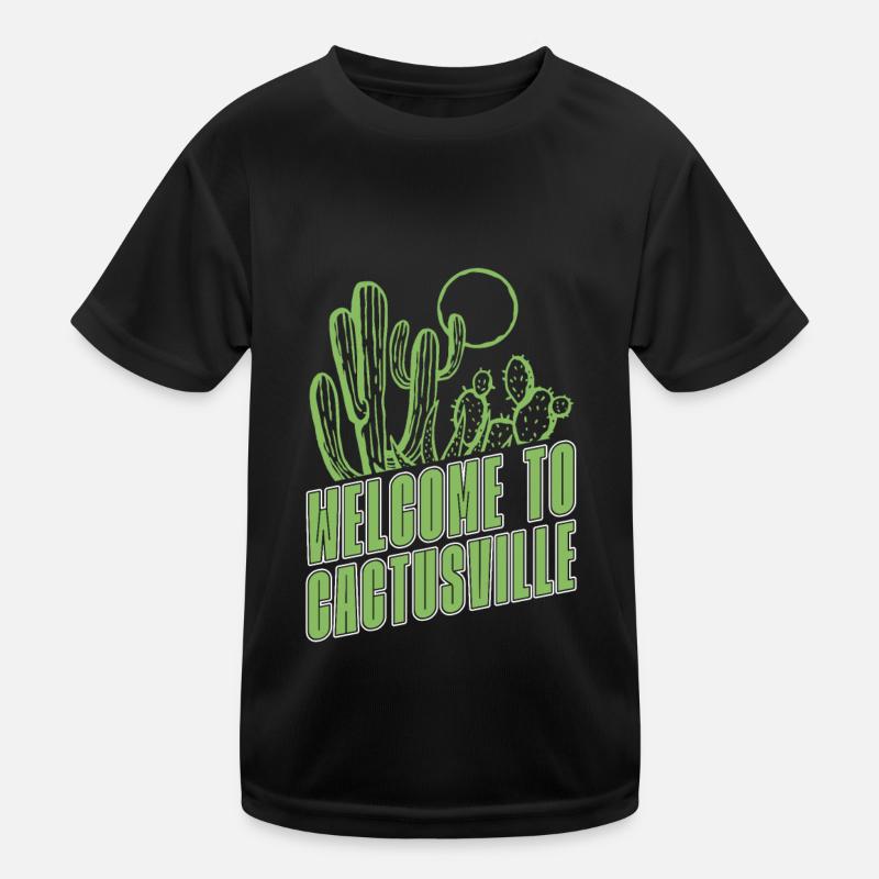 Kaktus Garten Kinder Funktions-T-Shirt