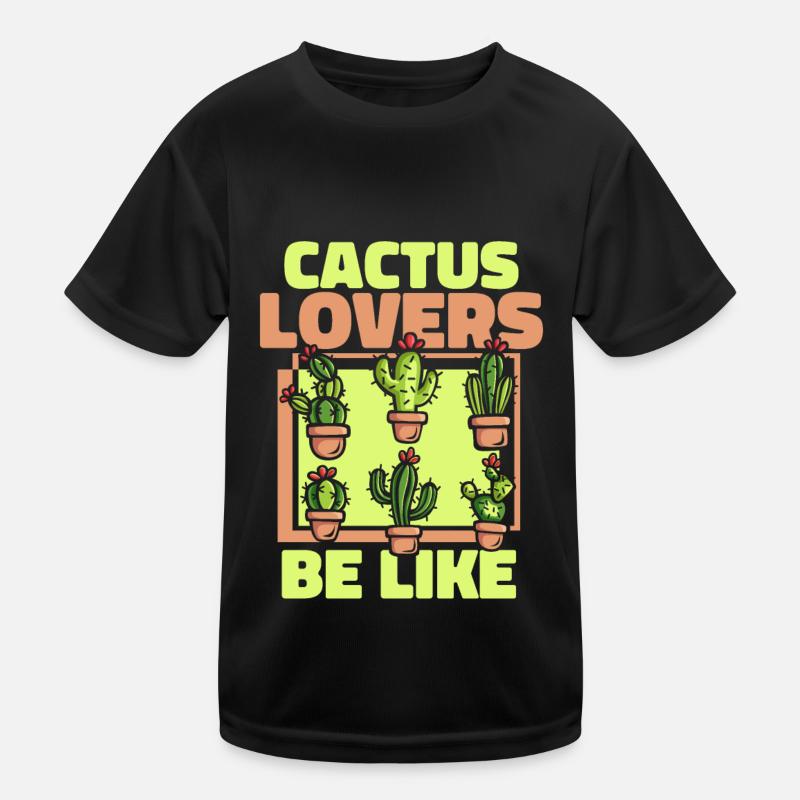 Kaktus Garten Kinder Funktions-T-Shirt