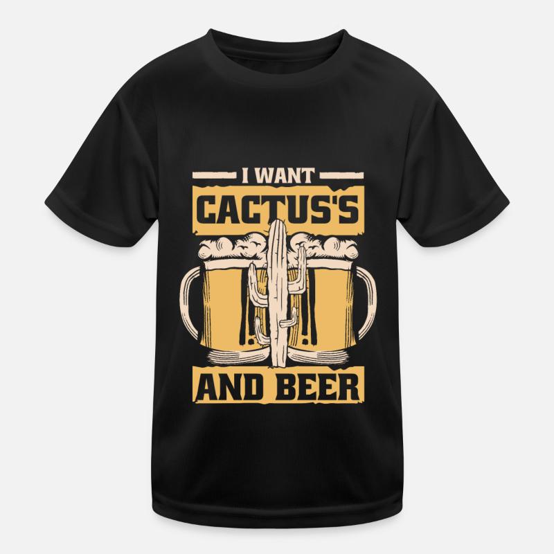 Kaktus Garten Kinder Funktions-T-Shirt