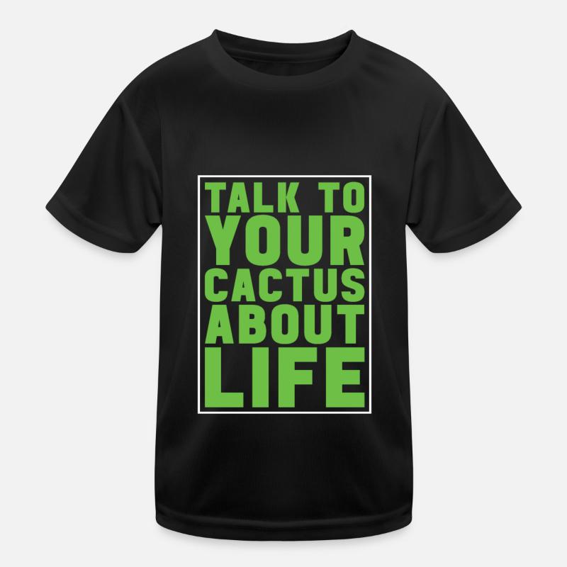 Kaktus Garten Kinder Funktions-T-Shirt