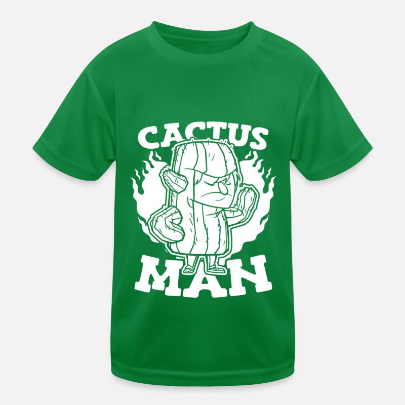 Kaktus Garten Kinder Funktions-T-Shirt