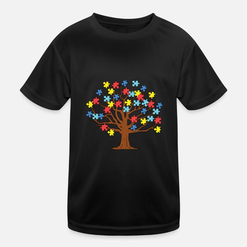 Autism Autistic Puzzle Kids Functional T-Shirt