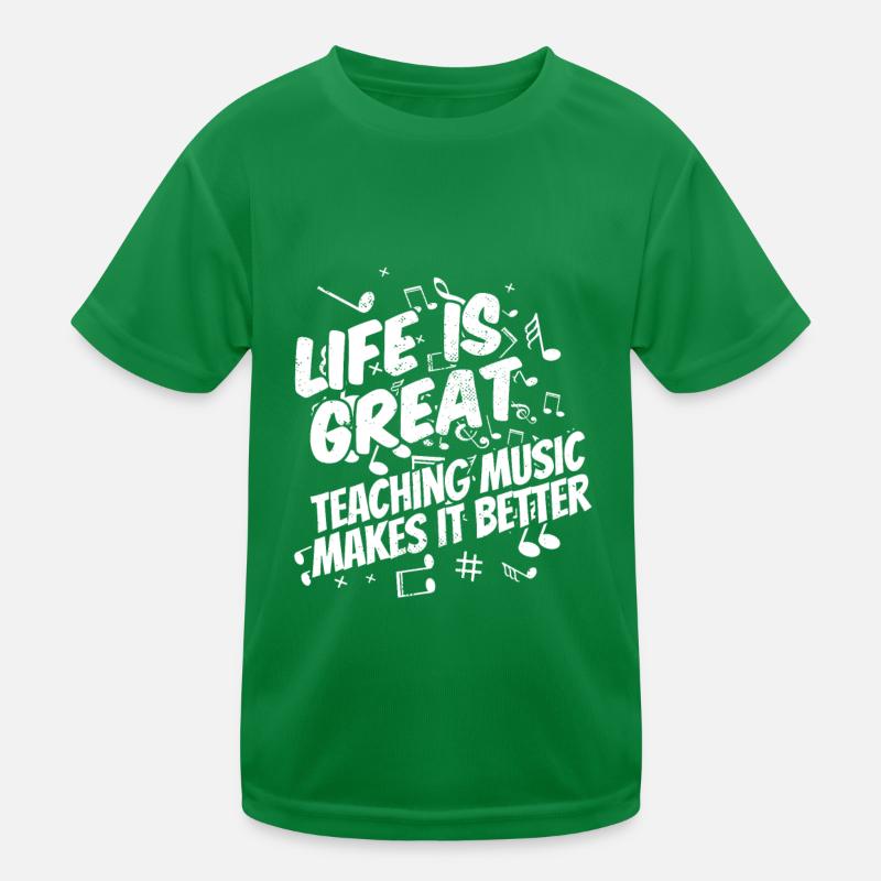 Musiklehrer Musik Lehrer Kinder Funktions-T-Shirt