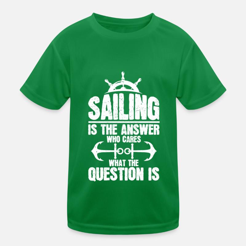 Sejlbåd Sarkastisk Funktionsshirt til børn