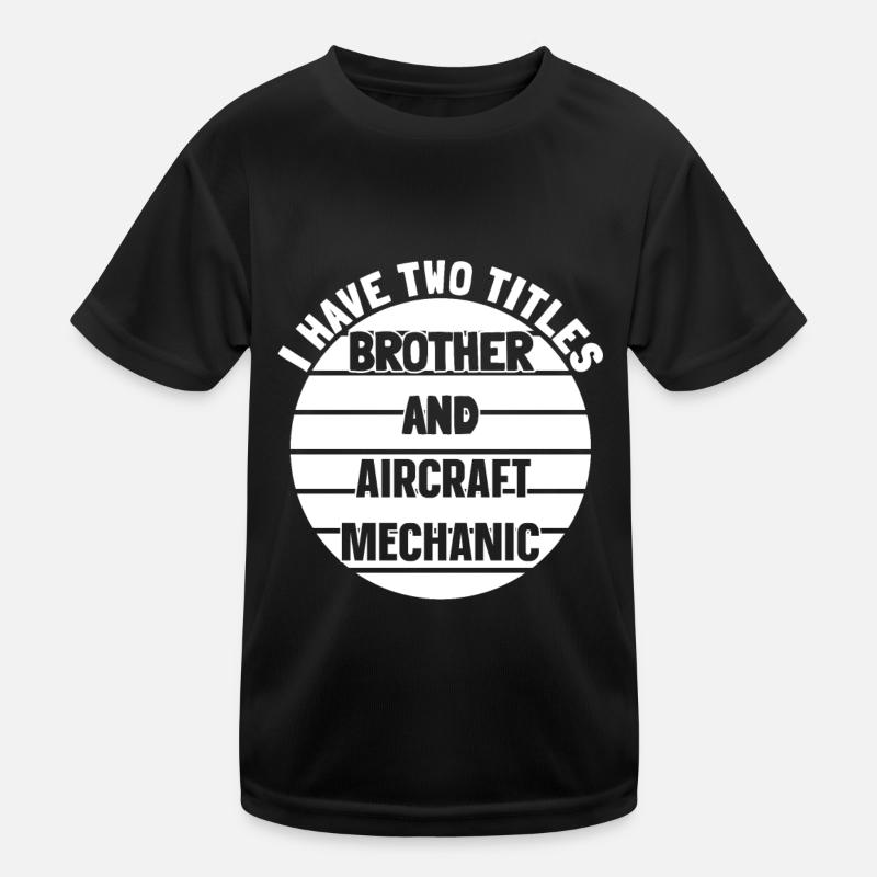 Mécanicien d’aéronefs T-shirt sport Enfant