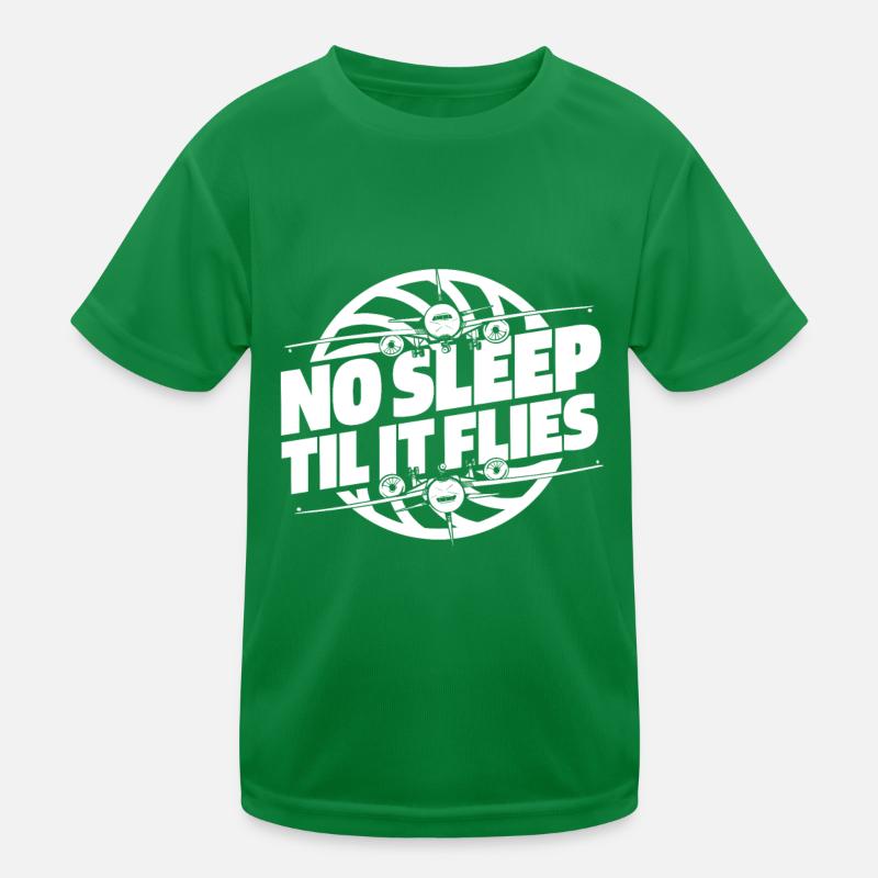 Airplane Mechanic Kids Functional T-Shirt