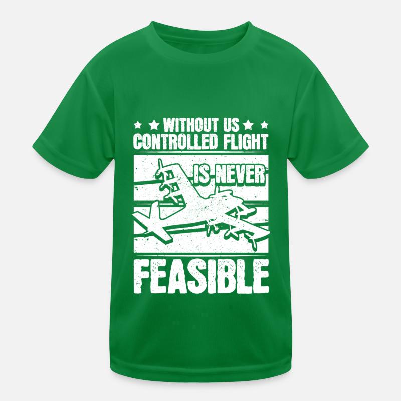 Flugzeug Mechaniker Kinder Funktions-T-Shirt