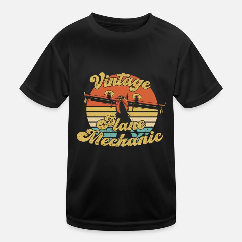 Mécanicien d’aéronefs T-shirt sport Enfant