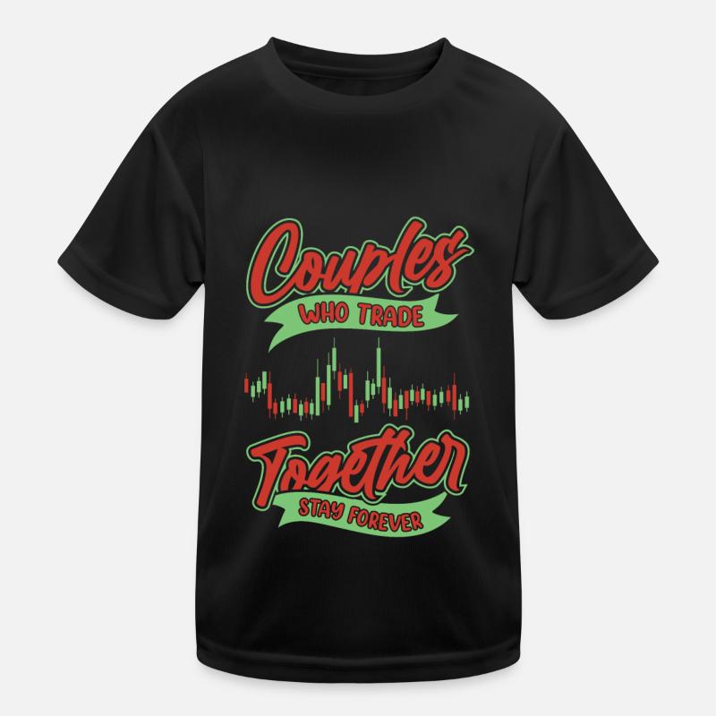 Paire Day Trading Day Trader T-shirt sport Enfant