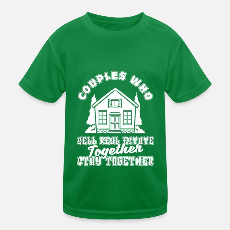 Couple d’agent immobilier T-shirt sport Enfant