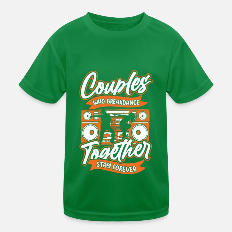 Breakdance Breakdancer Breakdancing Paar Kinder Funktions-T-Shirt