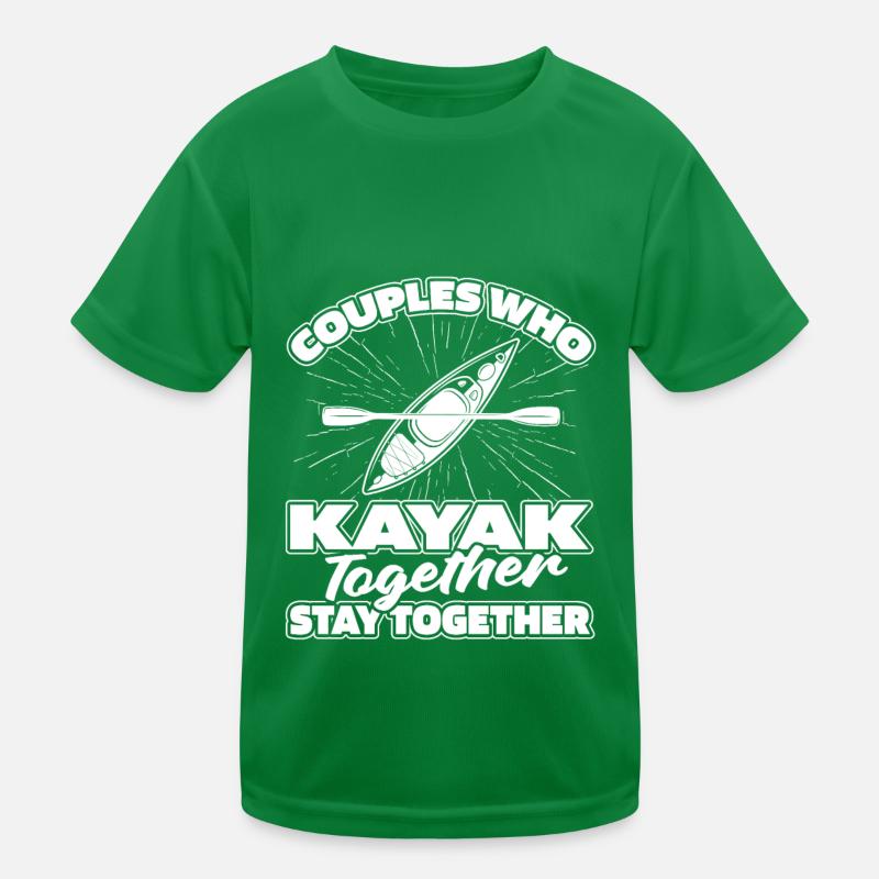 Kajaker Paar Kinder Funktions-T-Shirt