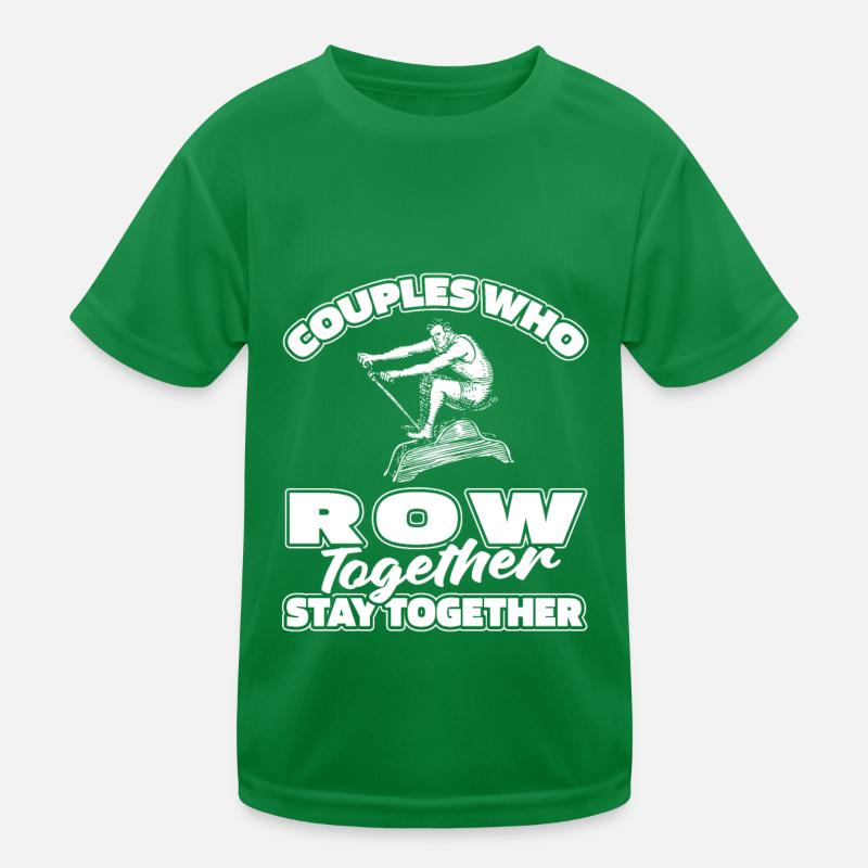 Rowing Pairs Kids Functional T-Shirt