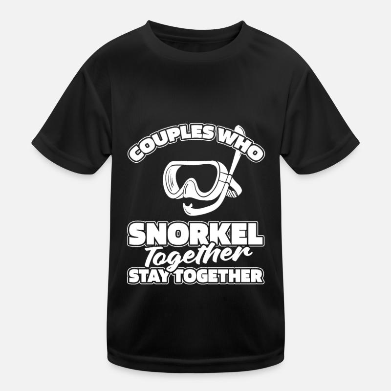 Schnorcheln Paar Kinder Funktions-T-Shirt