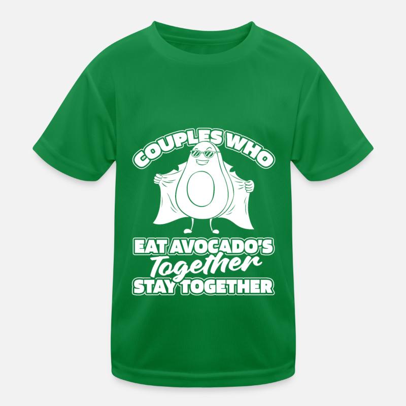 Avocado Paar Kinder Funktions-T-Shirt